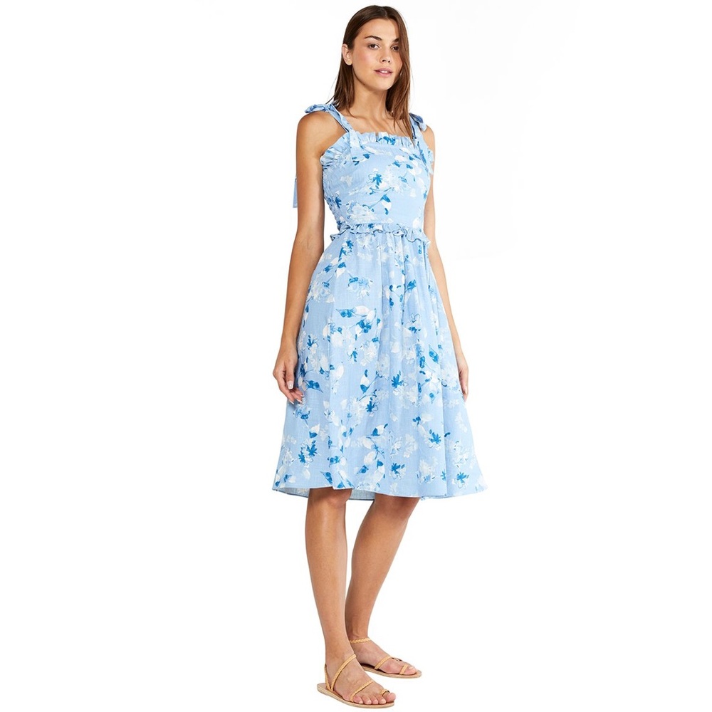 MISA Los Angeles Primrose Dress Blue - Picture 3 of 11